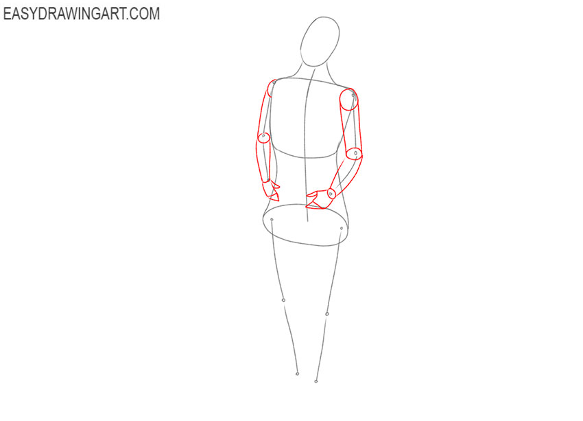 how to draw a simple nurse