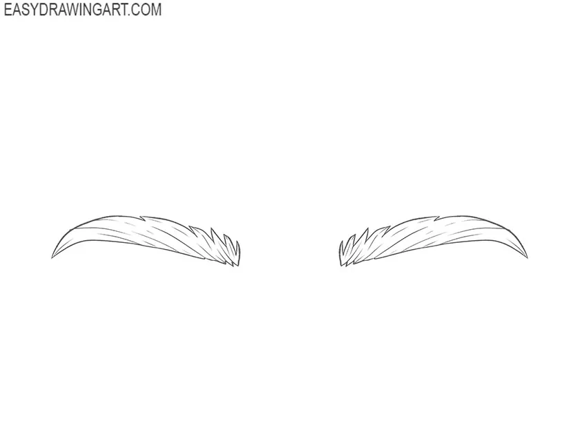how to draw eyebrows art work