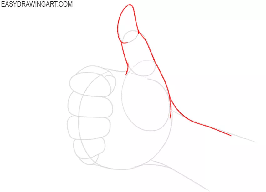 Thumbs Up drawing lesson