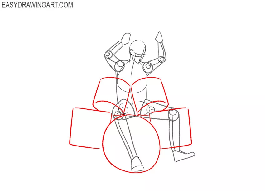 drummer drawing guide