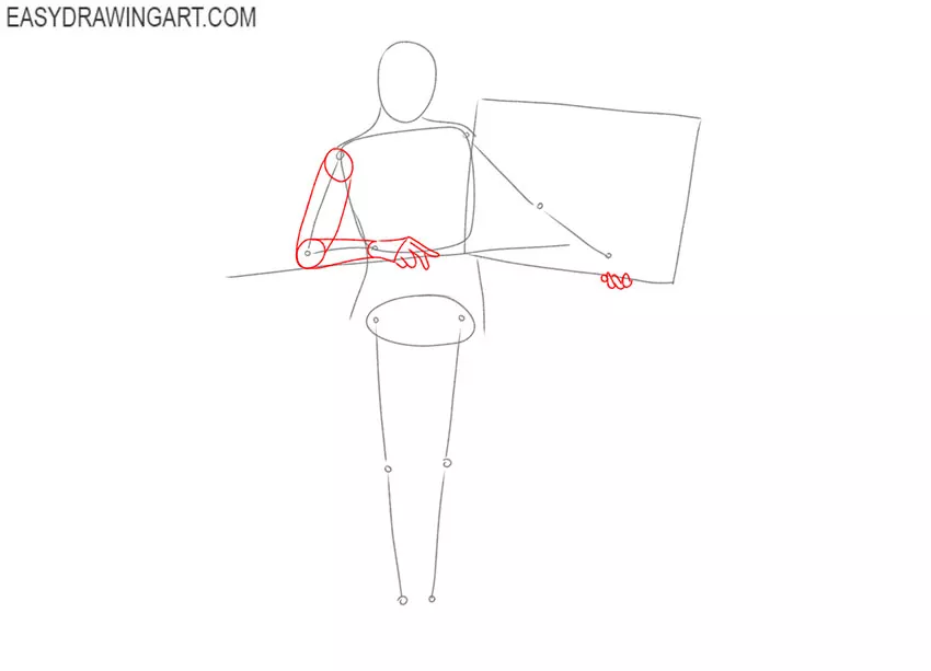 how to draw a beautiful teacher