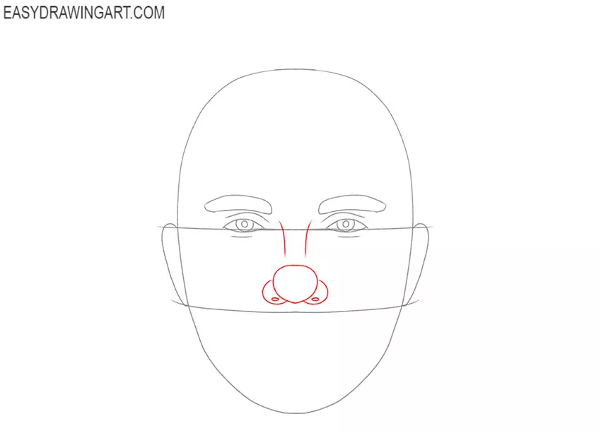 how to draw a human face with a pencil