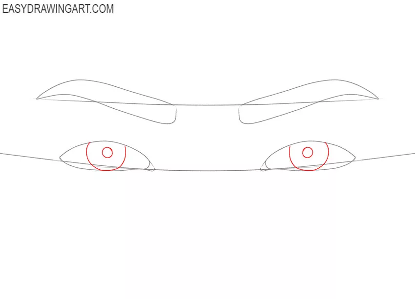 how to draw female eyes step by step easy