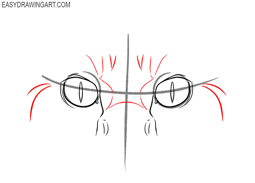 how to make cat eyes art