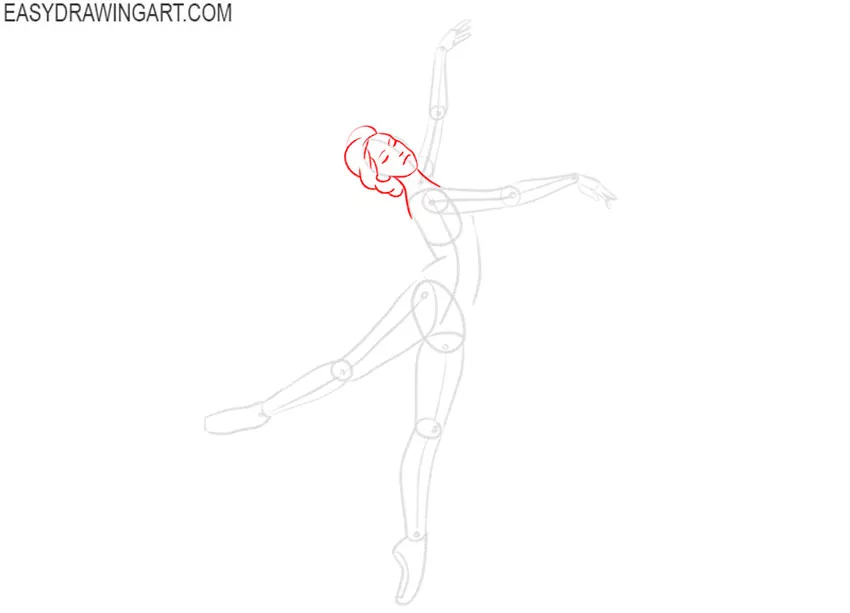 how to draw a cute dancer