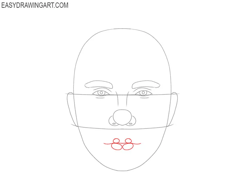 how to draw a human face for beginners