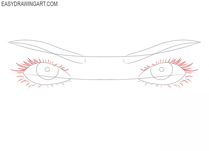 how to draw beautiful girl eyes
