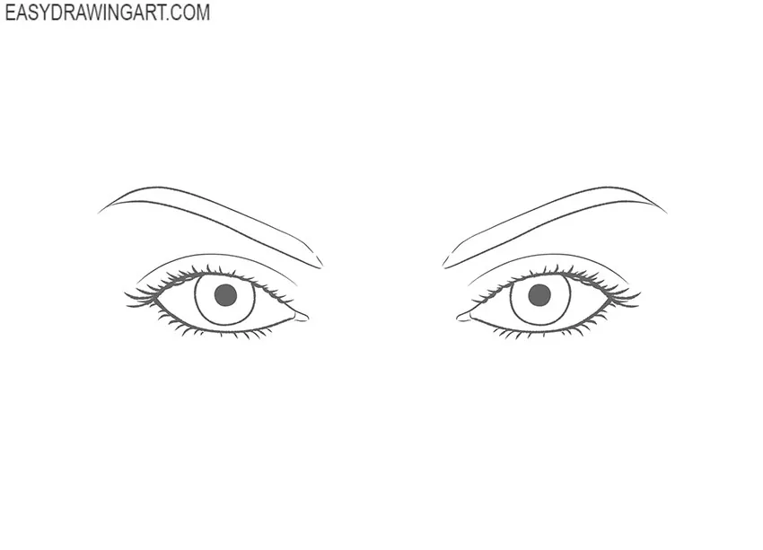 how to draw eyes digital art