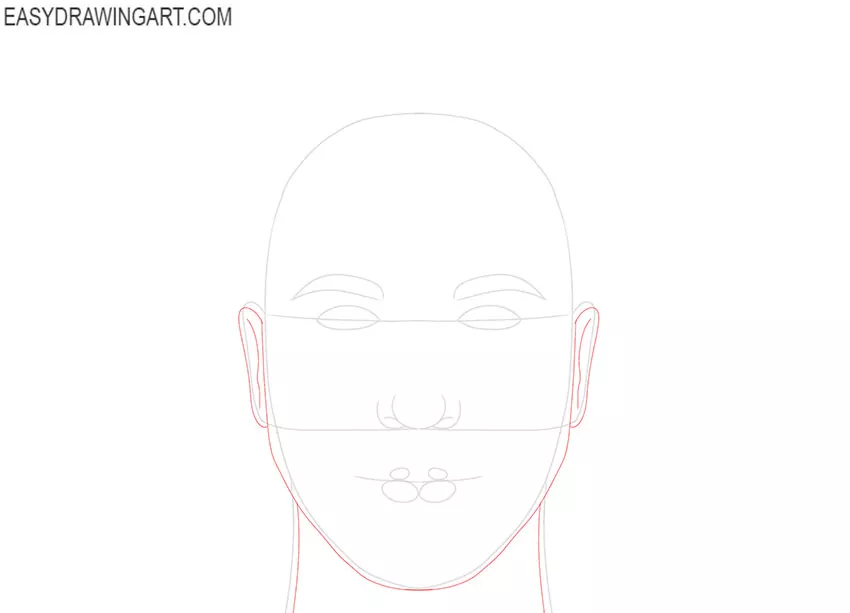person face drawing lesson