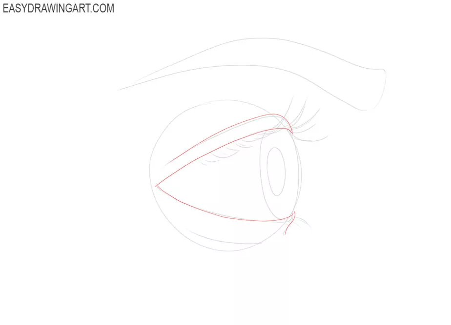 Eye from the Side drawing