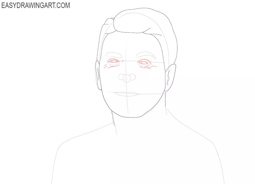 How to Draw Ronald Reagan simple