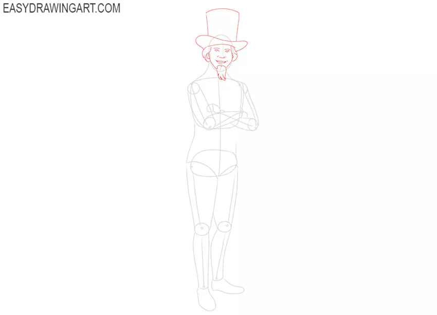 Uncle Sam drawing guide