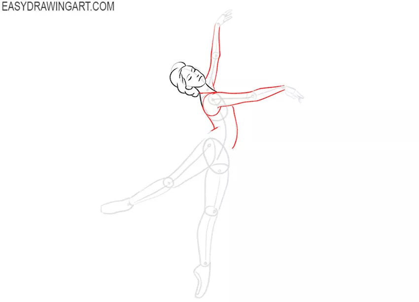 how to draw a dancer draw so cute