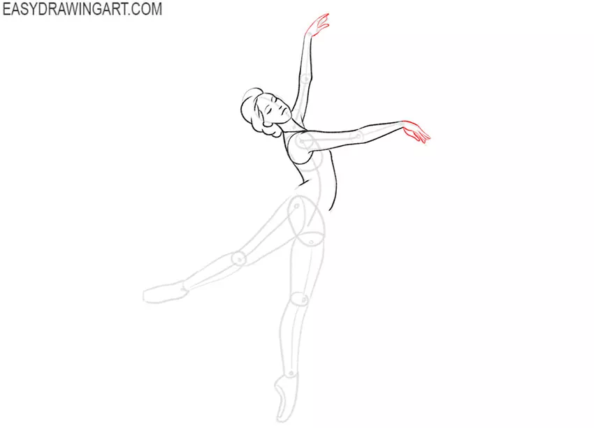 Dancer drawing lesson