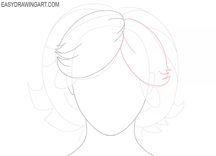 How to Draw Fluffy Hair cartoon
