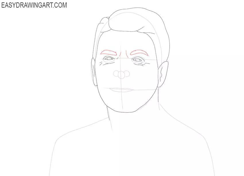 How to Draw Ronald Reagan cartoon