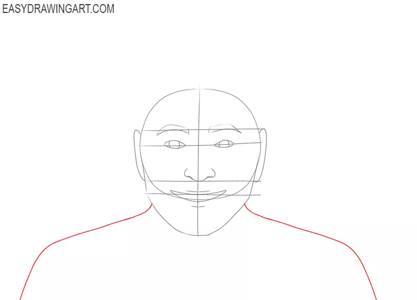 Queen Elizabeth drawing step by step
