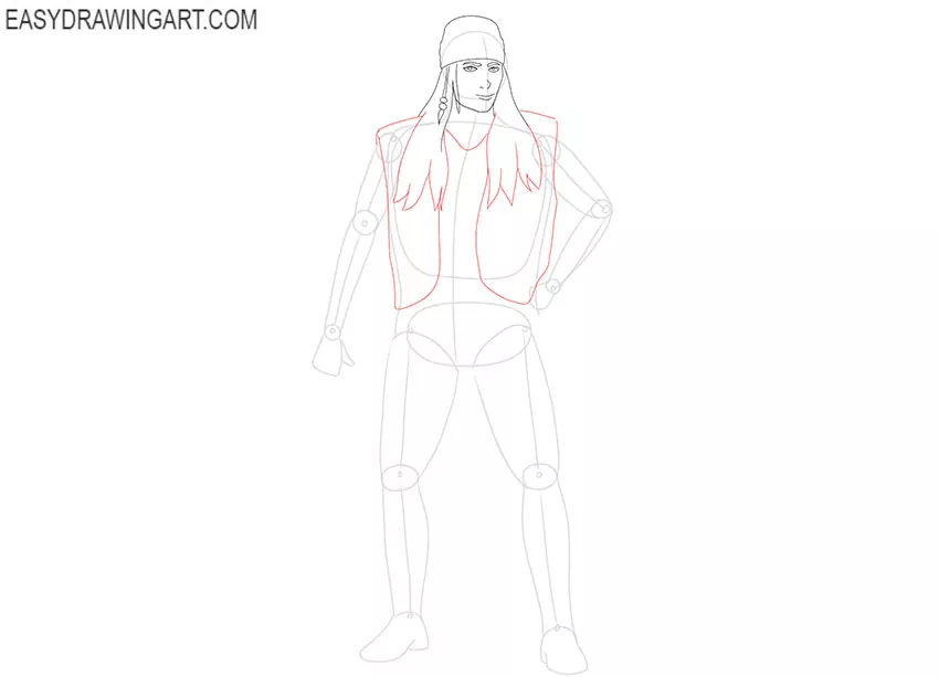 how to draw a cartoon pirate