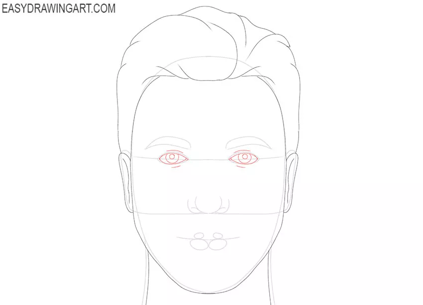 person face drawing guide
