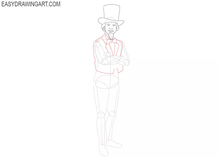 simple Uncle Sam drawing