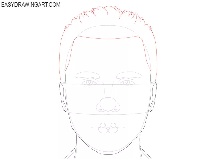 Human Face drawing lesson