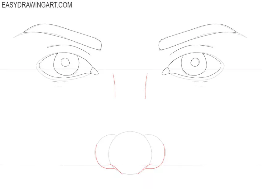 How to Draw a Basic Manga Man Head Front View  StepbyStep Pictures   How 2 Draw Manga