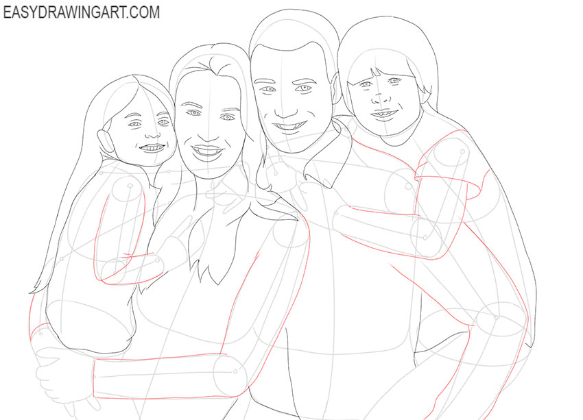 Draw a Portrait of a family member in person (10) | bulb