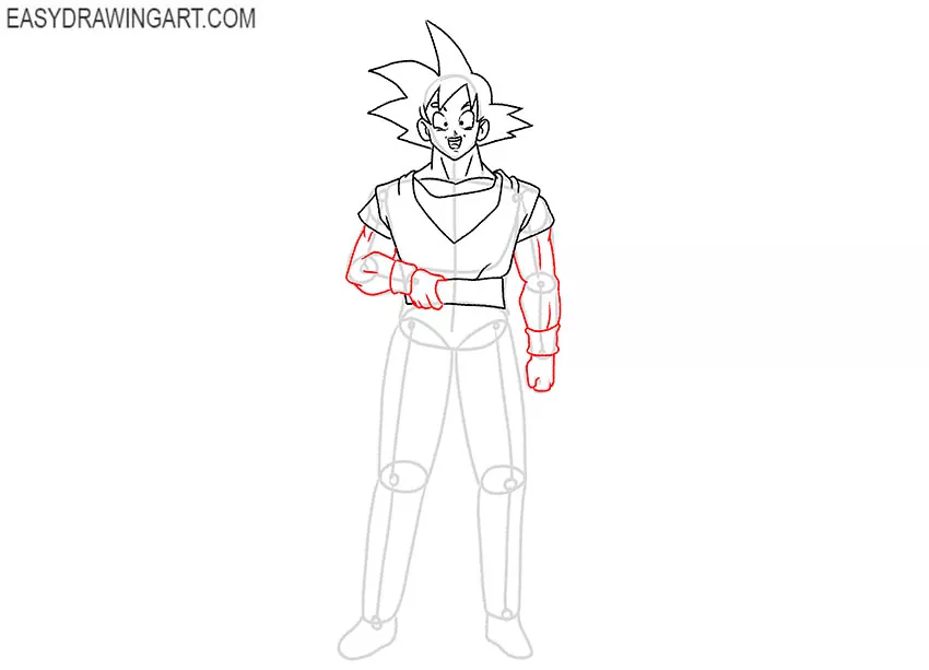 How to Draw Goku - Really Easy Drawing Tutorial