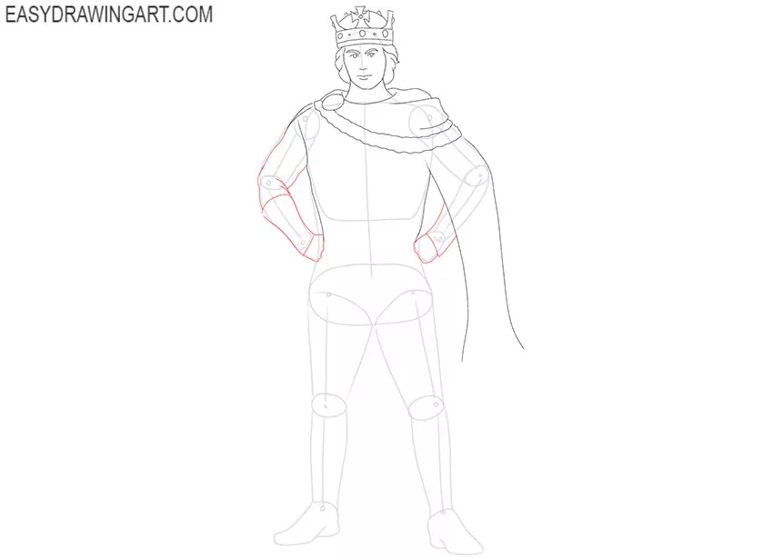 How to Draw a King Easy | King drawing, King cartoon, Drawing for beginners