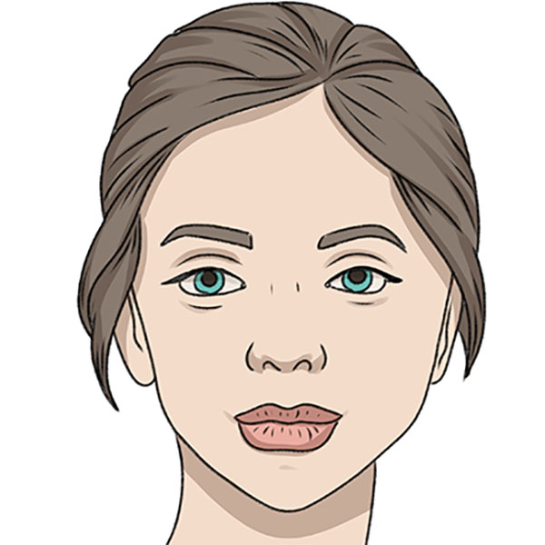 Realistic face of a girl coloring page from zup.kids-saigonsouth.com.vn