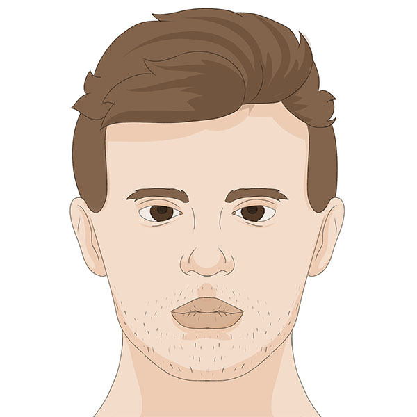 How to Draw a Male Face - Easy Drawing Art