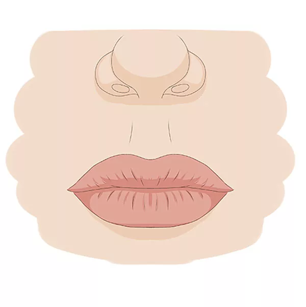 how to draw female lips
