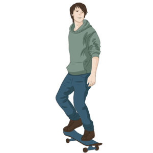 How to Draw a Skateboarder