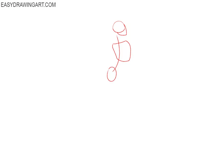 how to draw a ballerina easy