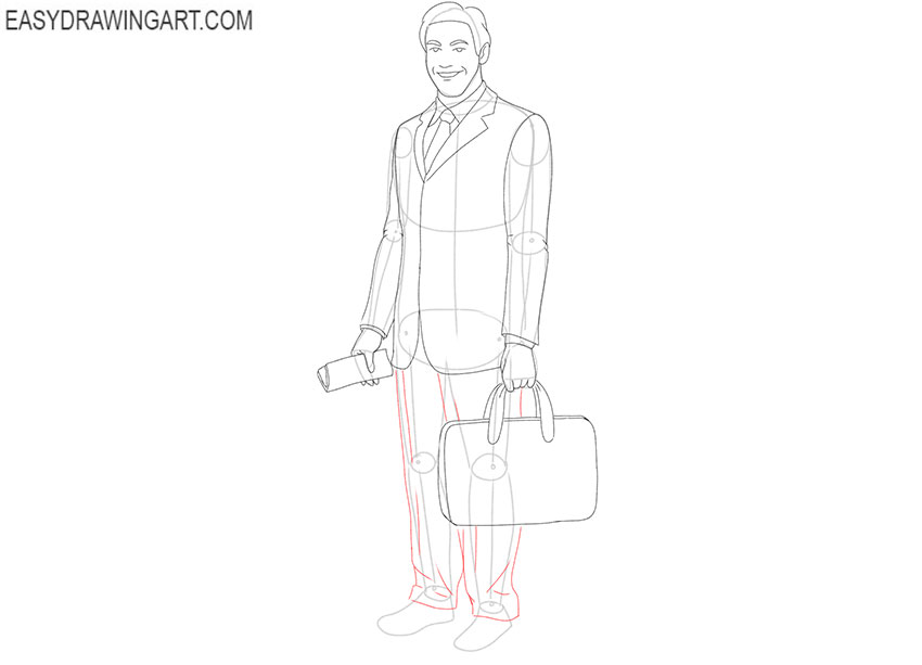 banker drawing simple