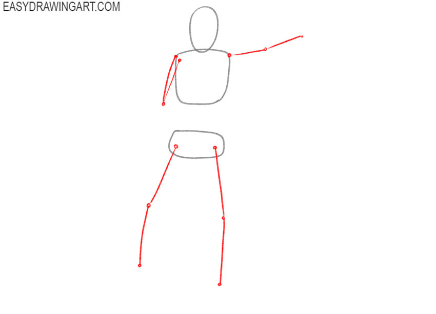 how to draw a boxer person