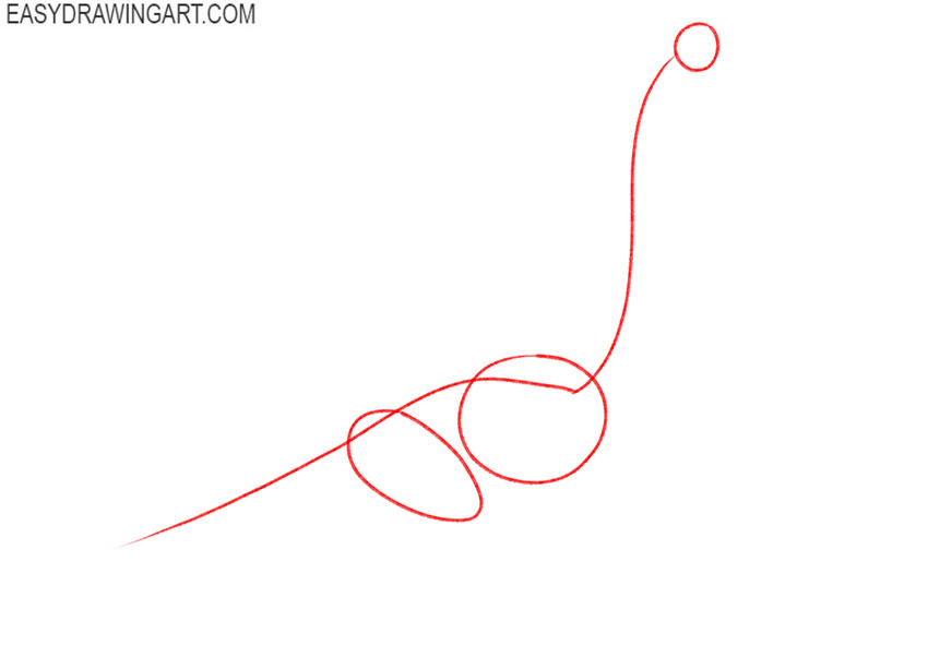how to draw a Brachiosaurus step by step