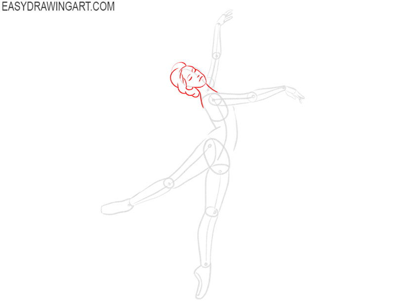 how to draw a cute dancer