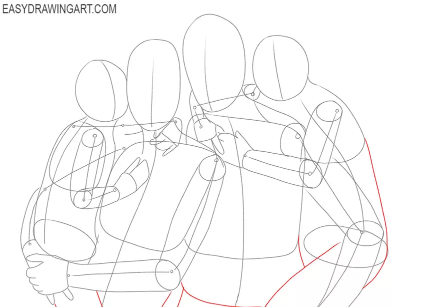 how to draw a family cartoon