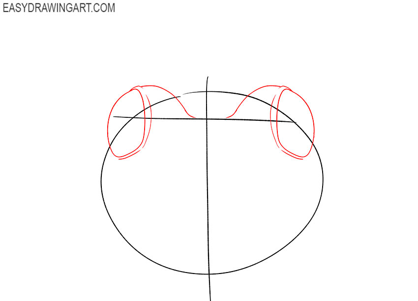 easy way to draw a frog