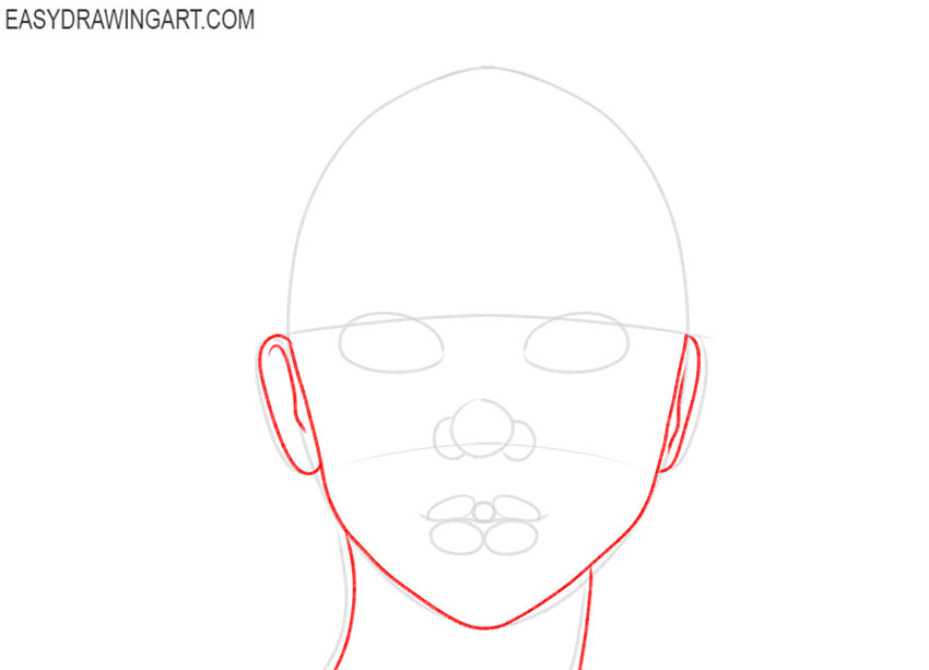 how to draw a face girl art hub
