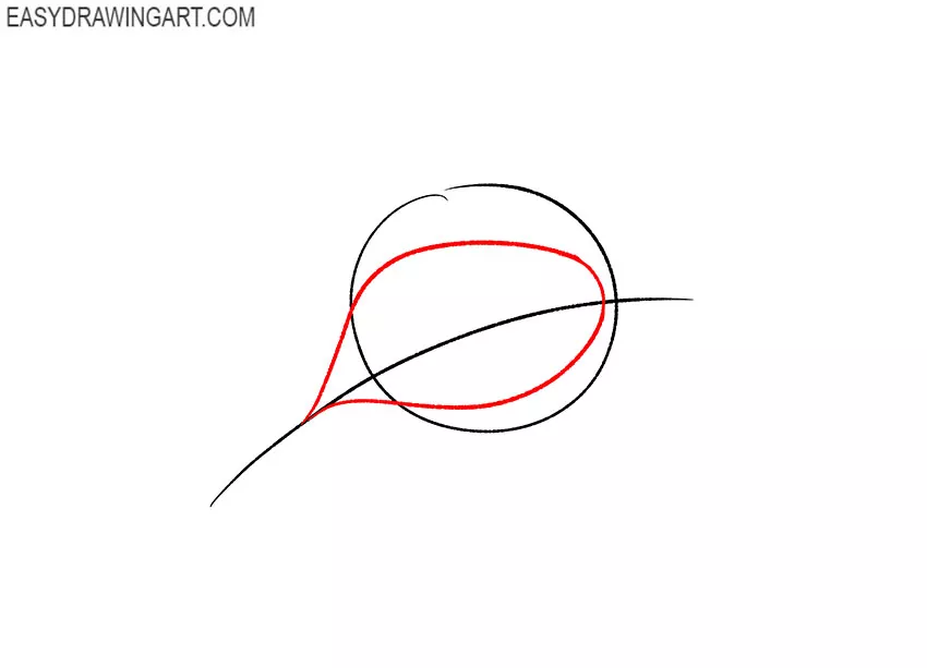 how to draw a horse eye step by step