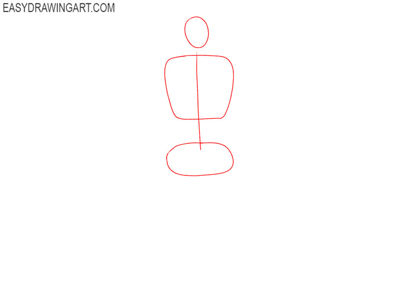 how to draw a king easy