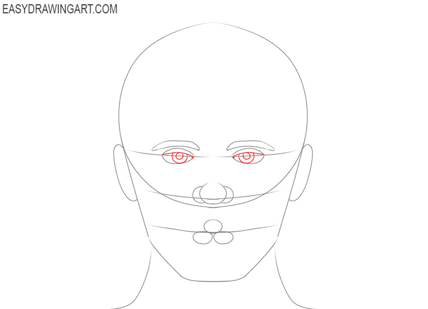 how to draw a realistic boy face easy