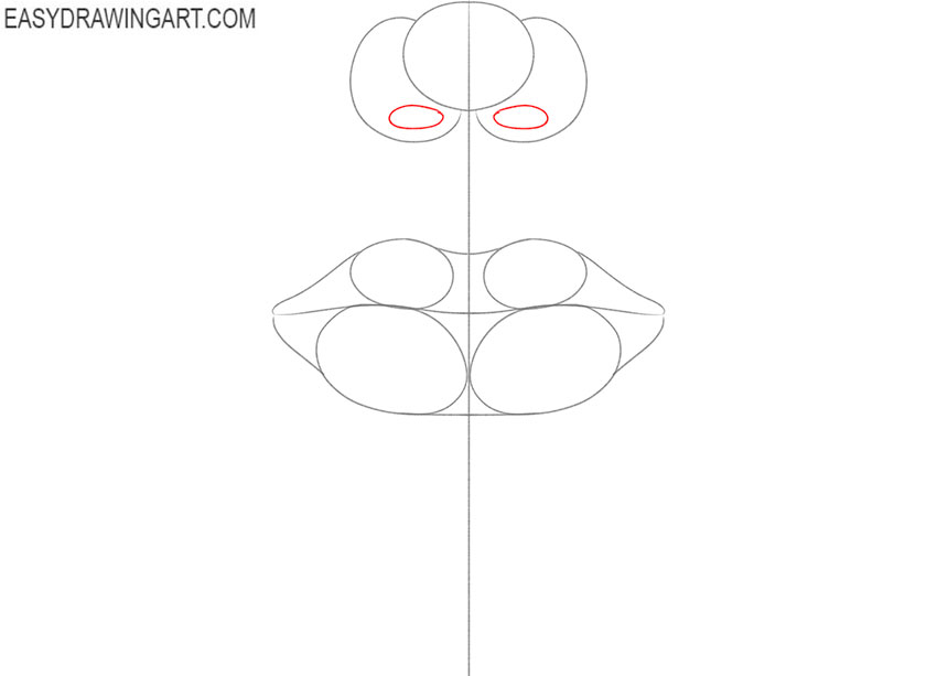 easy Nose and Mouth drawing