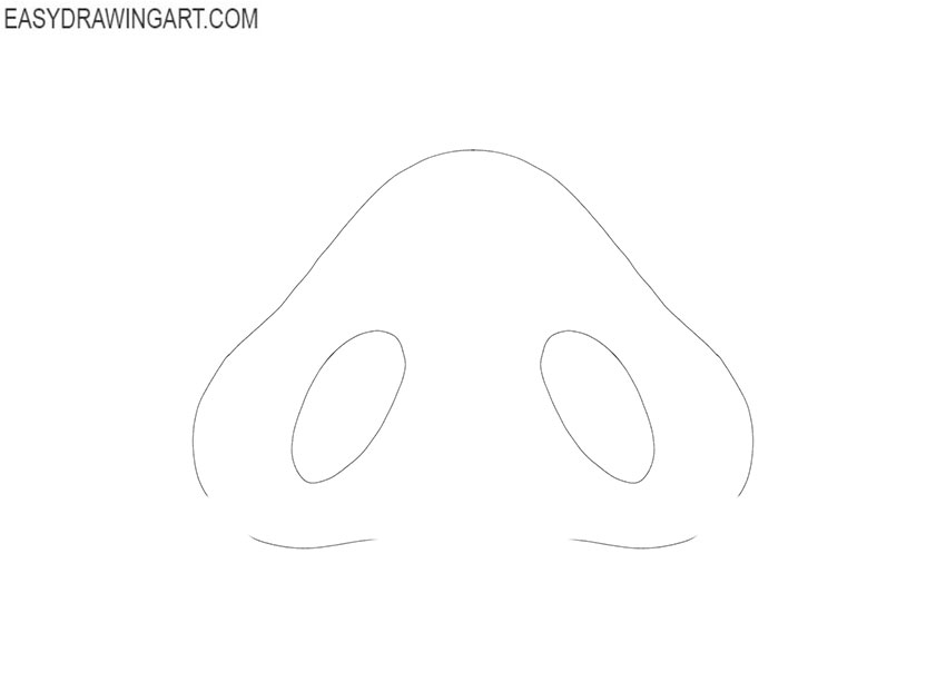 Nose from Below drawing guide