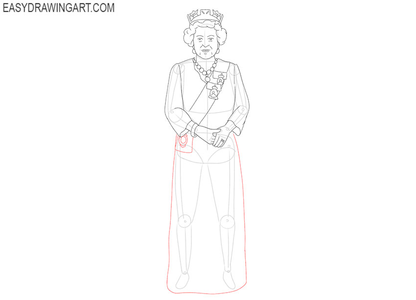 queen drawing lesson