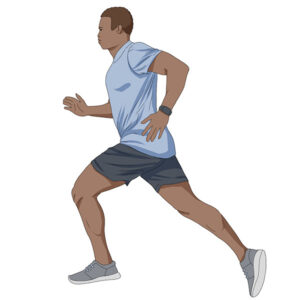 how to draw a running man