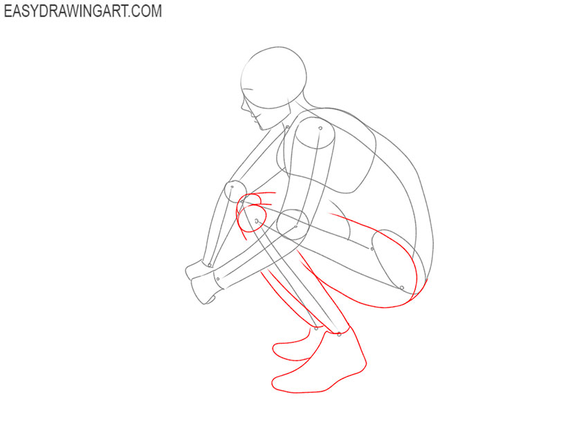 Sledding drawing lesson
