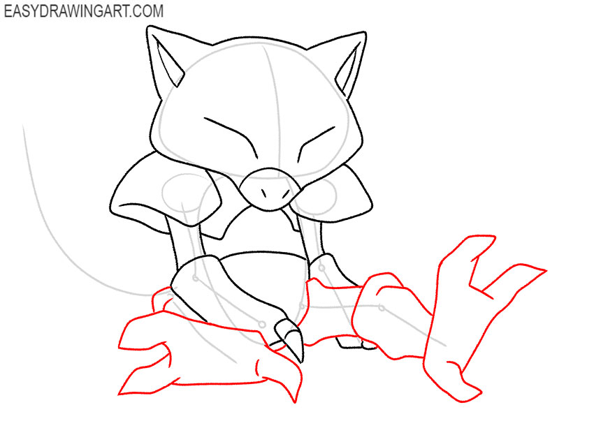 how to draw Abra simple